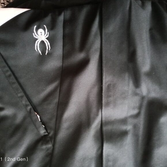 Ladies Spyder Ski Jacket Size 10 Black and White - Picture 5 of 11